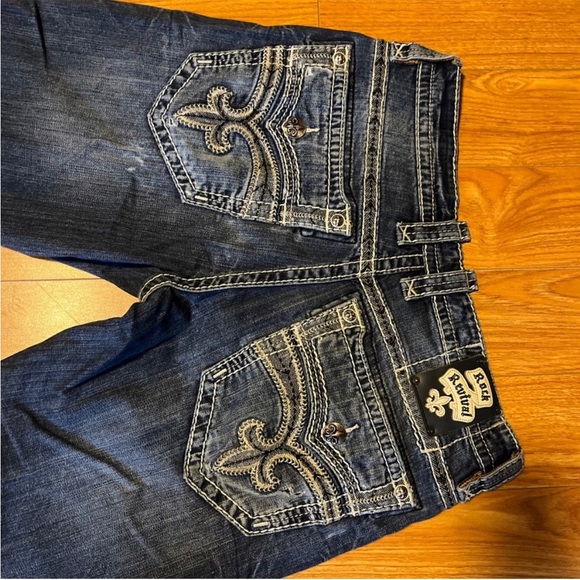 ROCK REViVAL Like NEW Highend Designer Rock revival jeans mens 34x32 Morley boot - Picture 5 of 13